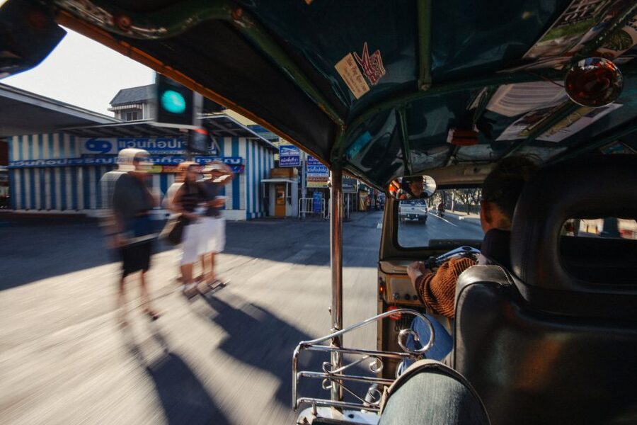 Chiang Mai: Private Tuk Tuk Tour of City Temples With Pickup - Tha Phae Gate and the city outside the temples