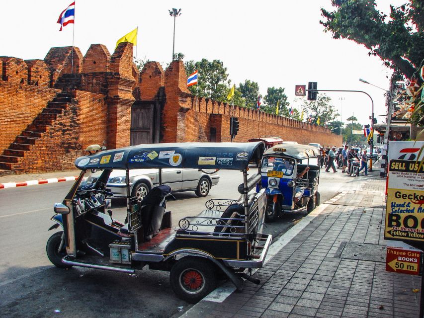 Chiang Mai: Private Tuk Tuk Tour of City Temples With Pickup - Riding through the Old City by tuk tuk