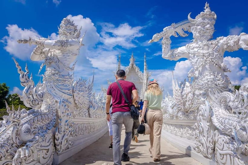 Chiang Mai: White, Red/Black & Blue Temples Tour with Lunch - The Blue Temple’s electric color