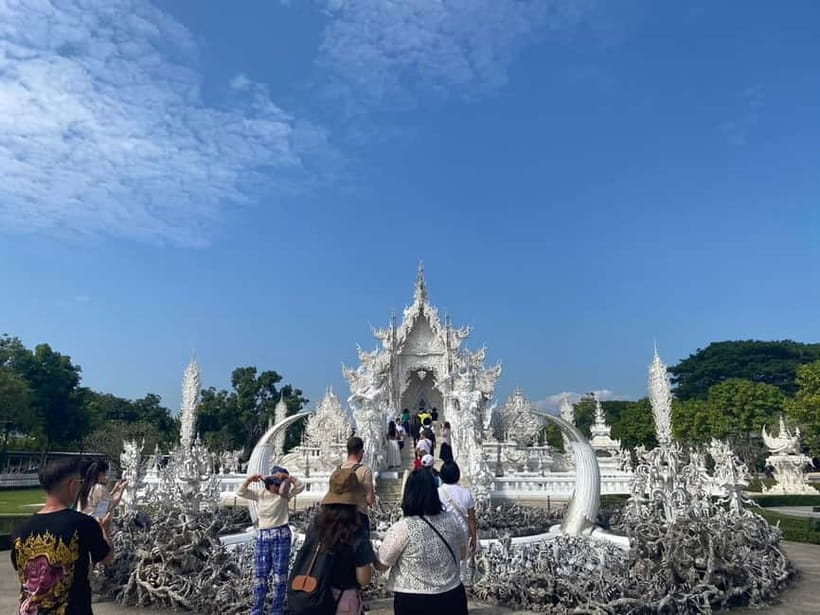 Chiang Rai: 3 Temples, Long Neck Village & Lalitta Café - Wat Huay Pla Kang offers a hilltop change of scale
