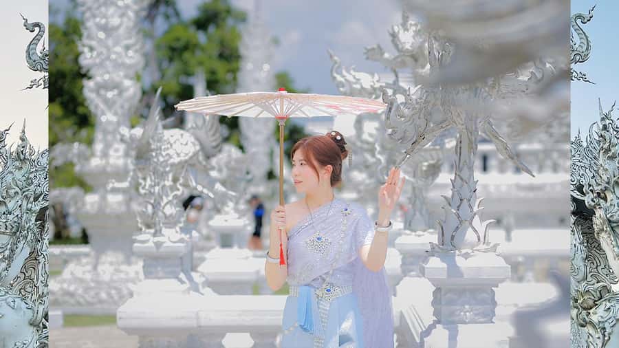 Chiang Rai:Photos of traditional Thai costumes,White Temple - FAQ