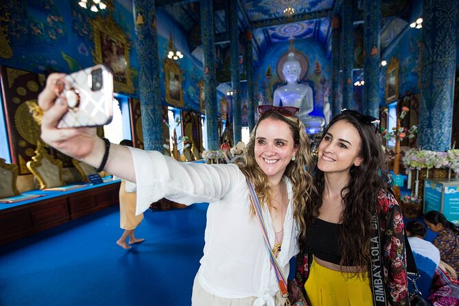 Chiang Rai White Temple, Blue Temple and more from Chiang Mai - Wat Rong Seur Ten: Chiang Rai’s Blue Temple