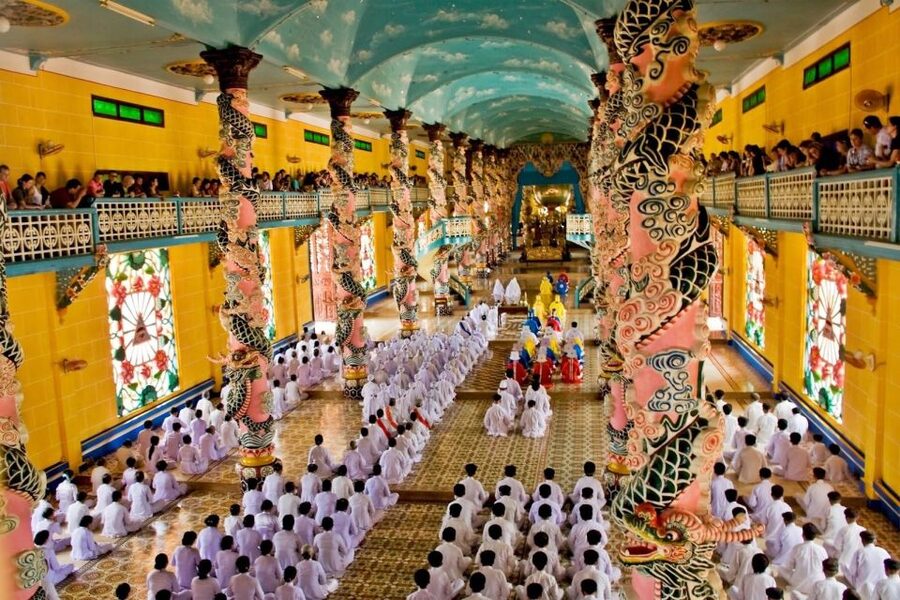 Cu Chi Tunnels, Cao Dai Temple and the Black Virgin Mountain - Riding the cable car at Black Virgin Mountain