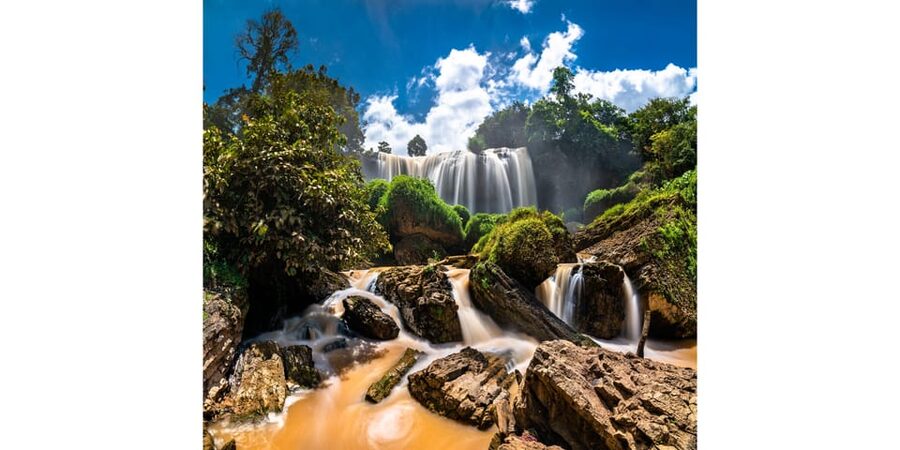 Dalat Group Easy Rider - Elephant Fall-Pagoda-Weasel Coffee… - Fried cricket at the farm