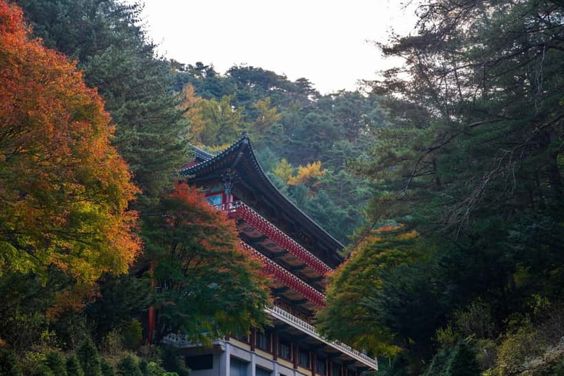 Danyang Tour:Guinsa Temple & Bobaljae & Cheongpung Cable Car - Bobaljae Road and the lookout above the hills