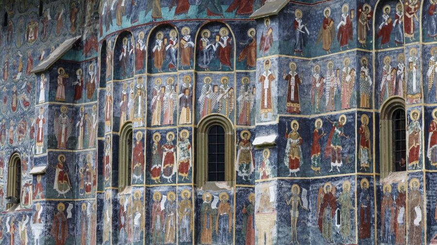 Day trip to the UNESCO Painted Monasteries from Iasi - Moldovita’s Byzantine form and detailed scenes