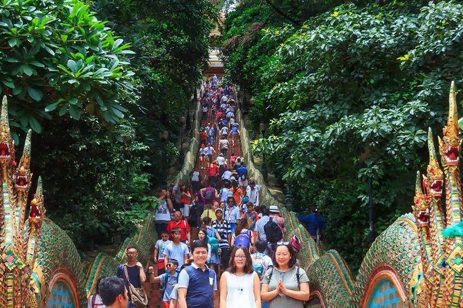 Doi Suthep and Hmong Hilltribe Half Day Tour in Chiang Mai - Riding into Doi Suthep-Pui National Park