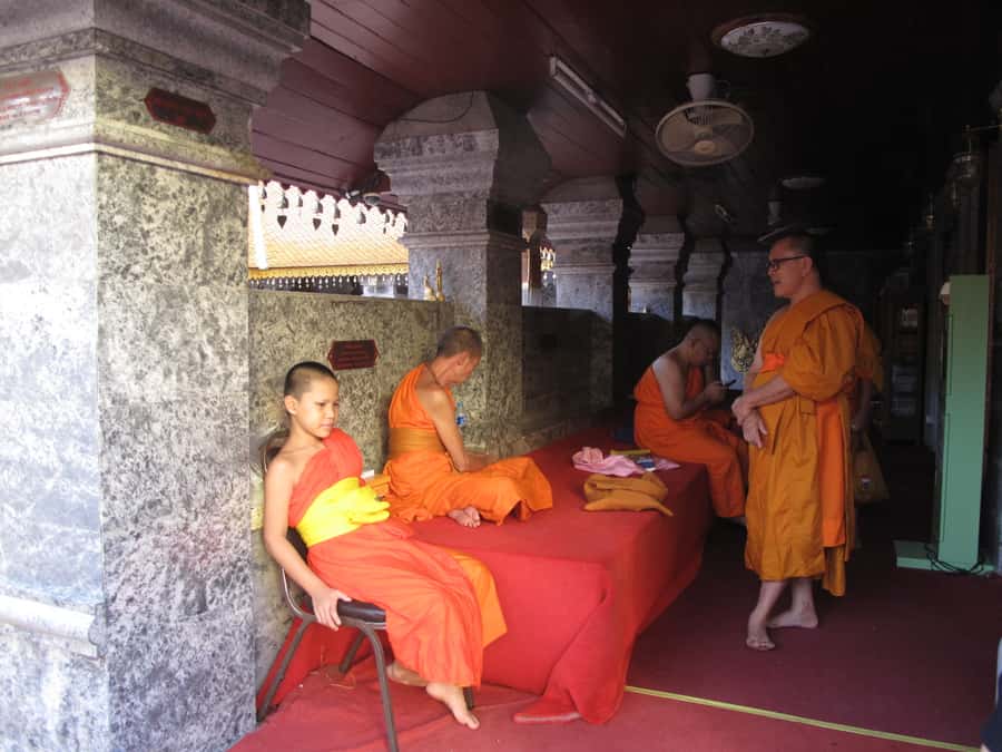 Doi Suthep Hill Tribe Village and Evening Buddhist Service - Coffee at a student-run village cafe