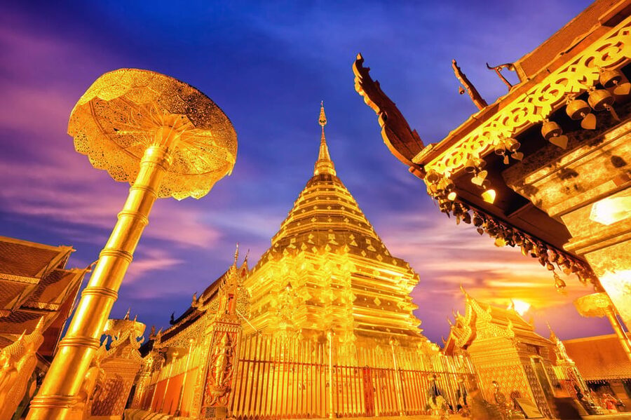 Early morning Doi Suthep with monk chanting and alms - Weather, sunrise, and what you can control