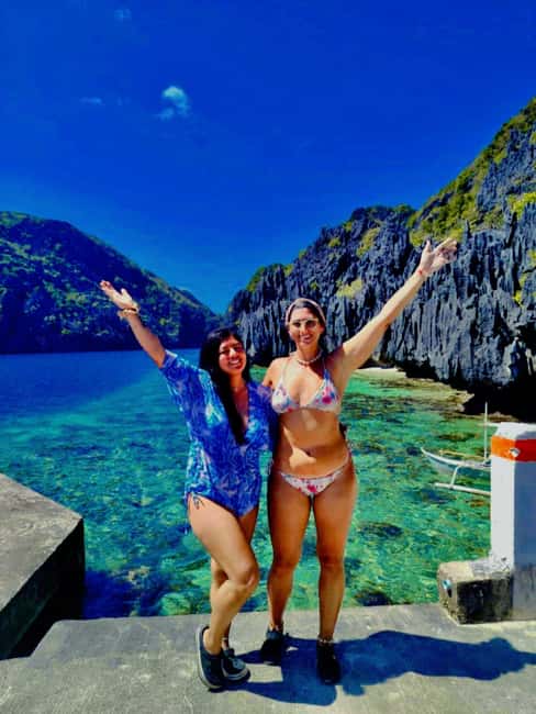 El Nido: Tour C with Matinloc Shrine and white sand beaches - Hidden Beach: lunch with a view