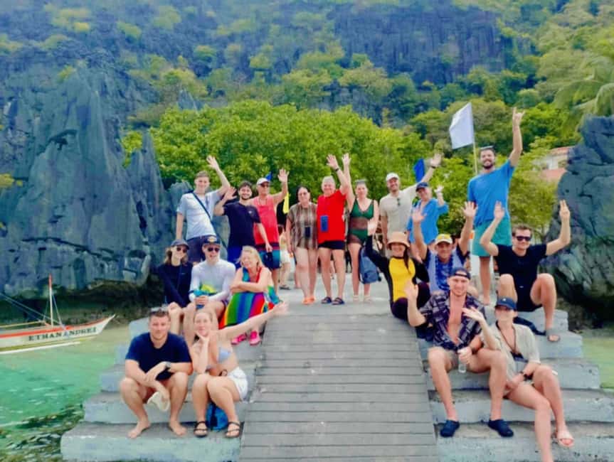 El Nido: Tour C with Matinloc Shrine and white sand beaches - Starting at Marber’s on Calle Hama