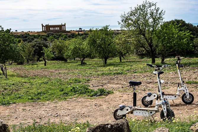 Electric scooter tour inside the Valley of the Temples Agrigento - What you see along the Via Sacra