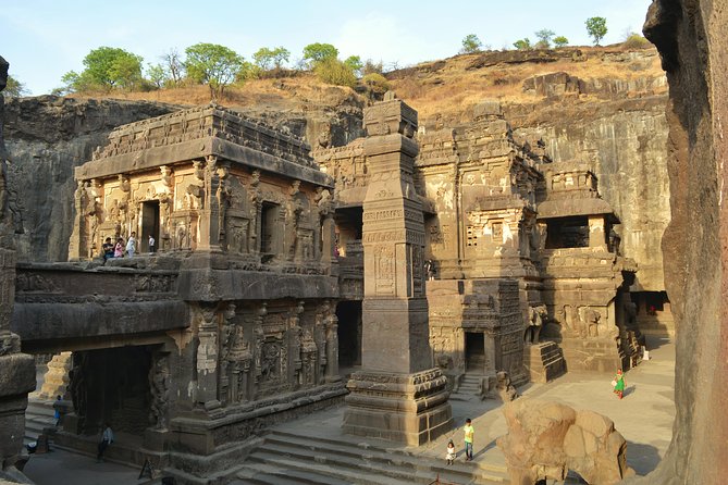 Ellora Caves Guided Day Tour with Other Attractions - Three religions carved into one complex