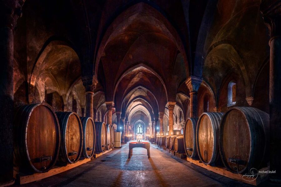 Eltville: Eberbach Monastery Entry Ticket - The wine cellars, barrels, and ice cellar