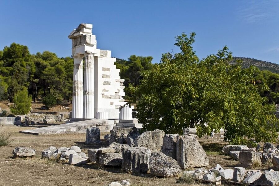 Epidaurus: Temple of Asclepius E-ticket & Audio Tour - Starting at the archaeological site entrance