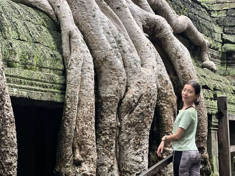 Explore Angkor Wat by Bike and Sunset - 2:00 pm at Ta Nei, the quieter stop