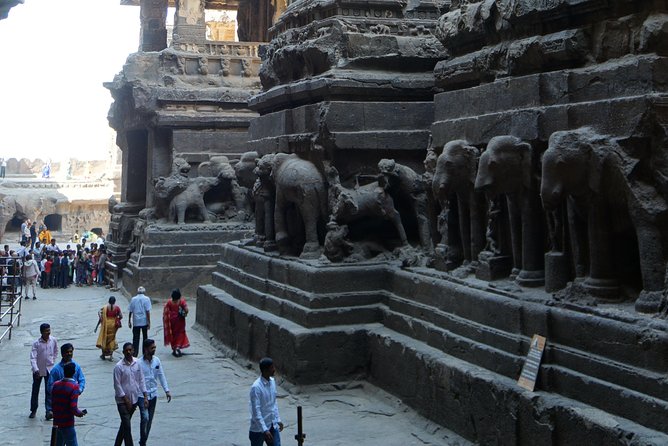 Explore UNESCO Ellora-Ajanta caves-two days guided tour with other attraction - Lunch, shuttle buses, and the return to Aurangabad