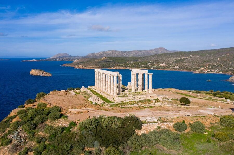 From Athens: Temple of Poseidon & Cape Sounio Half-Day Tour - The Athens Riviera begins at pickup