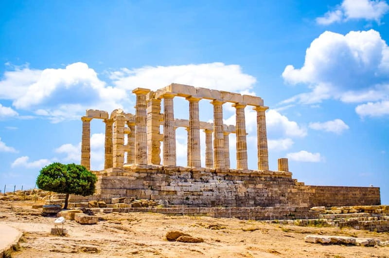 From Athens: Temple of Poseidon & Cape Sounion Half-Day Tour - The coastal road through Glyfada and Vouliagmeni