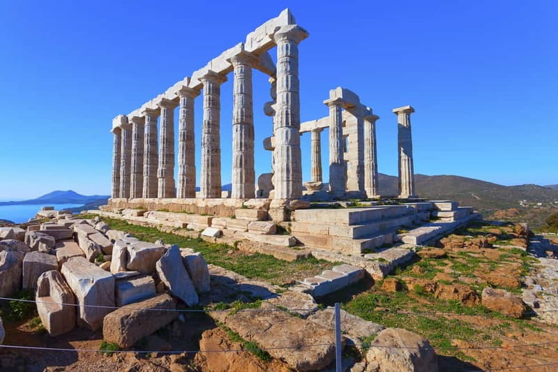 From Athens: Temple of Poseidon & Cape Sounion Half-Day Tour - Entering the Temple of Poseidon site