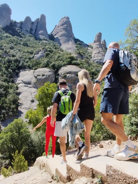 From Barcelona: Montserrat Monastery & Hike with Cable Car - The one-hour ride from Barcelona