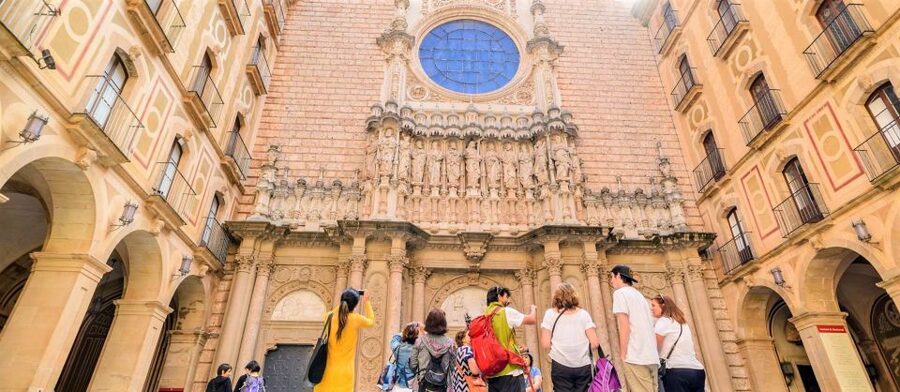 From Barcelona: Montserrat Monastery & Scenic Mountain Hike - Meeting in Barcelona and riding into the hills
