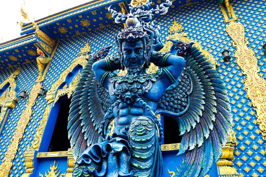 From Chiang Mai: Chiang Rai 2 Temples and Golden Triangle - The Blue Temple brings color and calm
