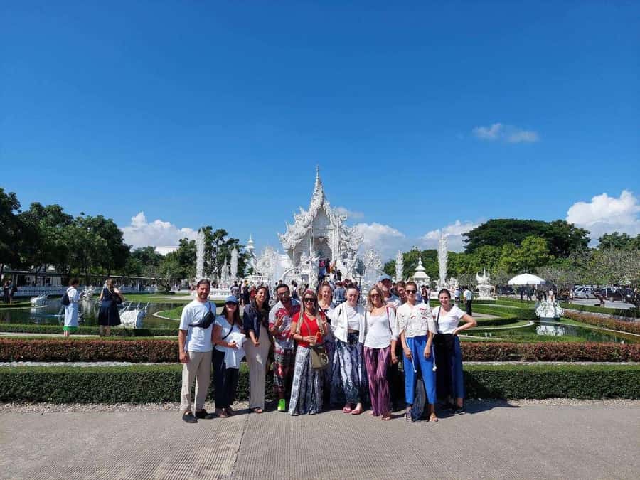 From Chiang Mai: Chiang Rai Temples and Golden Triangle Tour - Wat Rong Khun, the White Temple