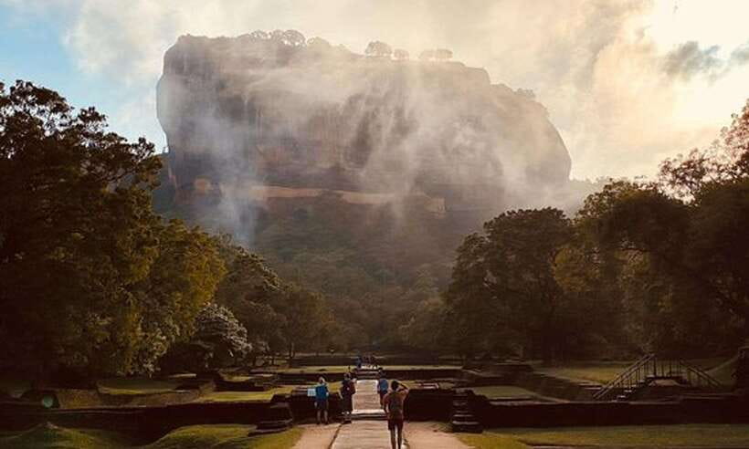 From Colombo: Sigiriya Rock Sunrise Climb with Dambulla … - Climbing Sigiriya by torchlight
