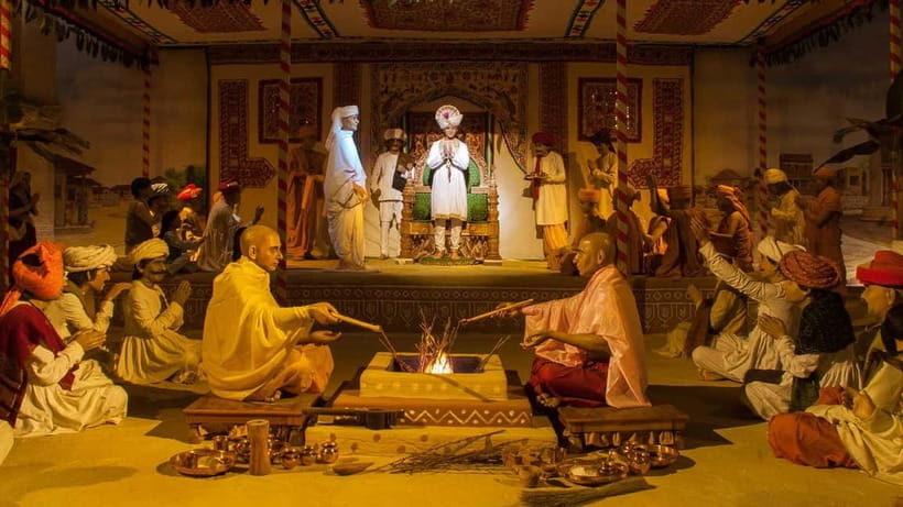 From Delhi: Akshardham Exhibition and Sahaj Anand Water Show - Sanskriti Darshan, a boat ride through Indian culture