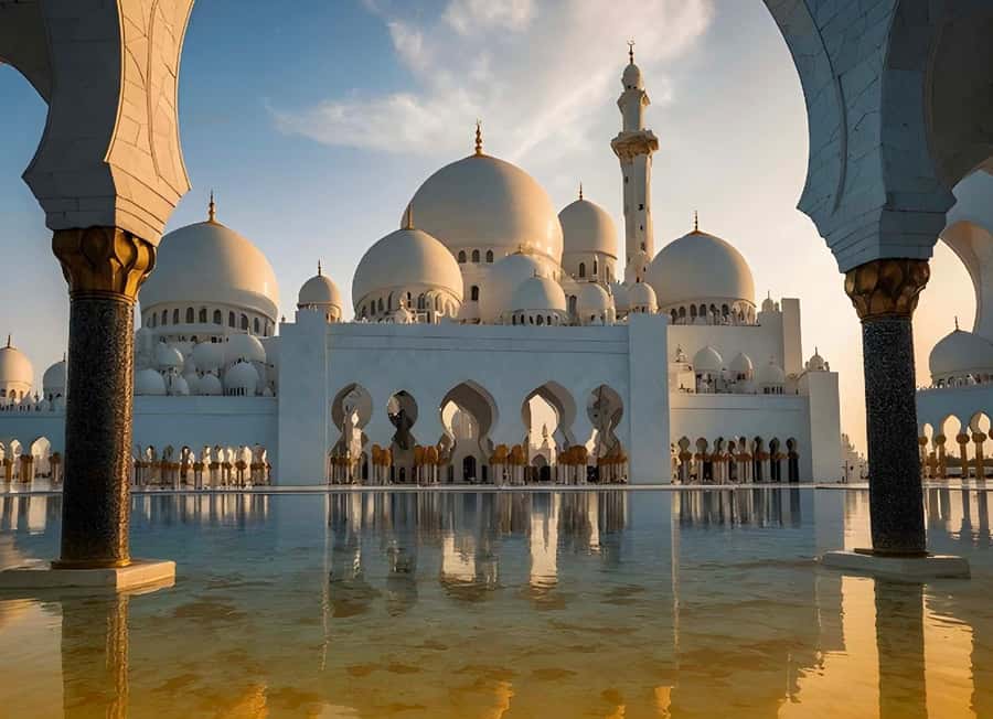 From Dubai: BAPS Hindu Temple And Sheikh Zayed Mosque Tour - Lunch is simple and flexible