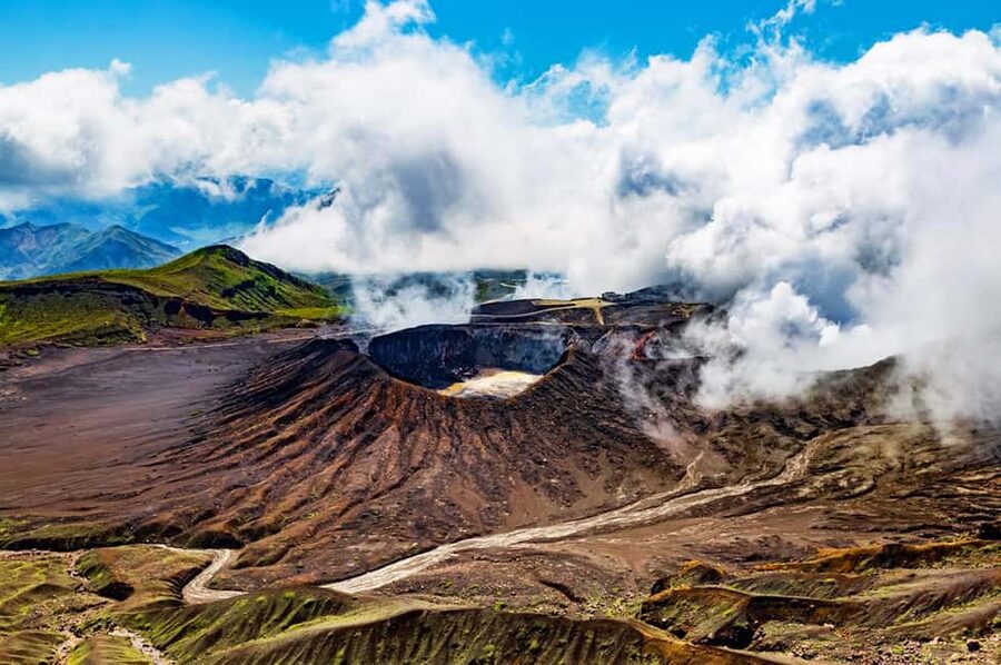 From Fukuoka: Mount Aso, Kurokawa Onsen, and Shrine Tour - Nakadake Crater: powerful, but never guaranteed