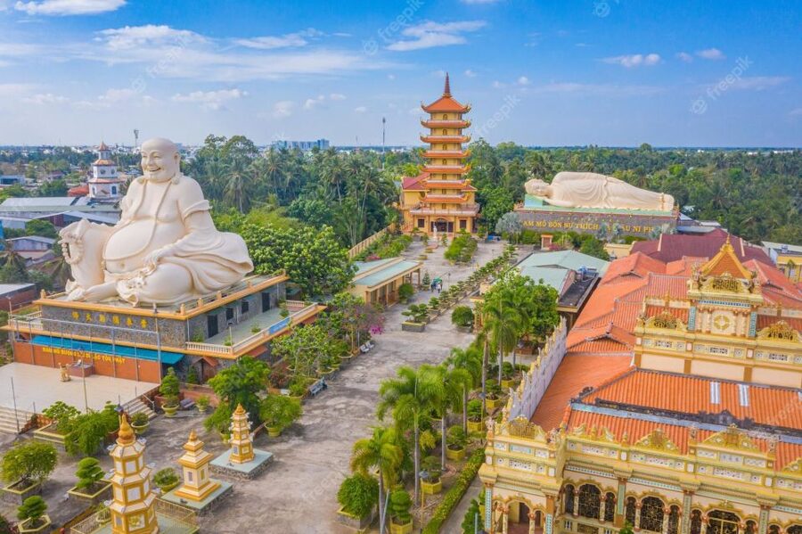 From Ho Chi Minh: Explore Mekong Delta & Vinh Trang Pagoda - Honey tea, bee farms, and a taste of the countryside