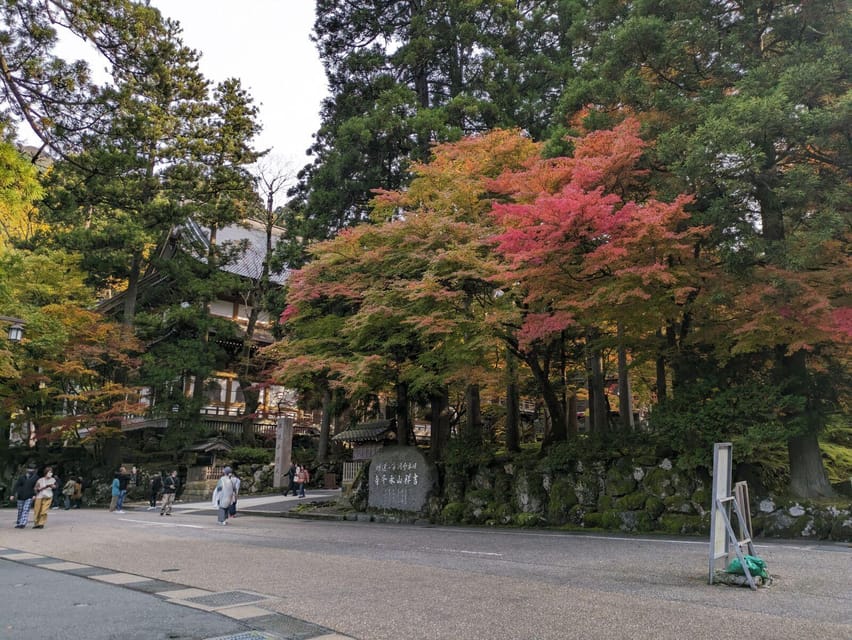 From Kanazawa: Eiheiji Buddhist Temple & Fukui Castle Town - Fukui Castle ruins and the city inside the moat