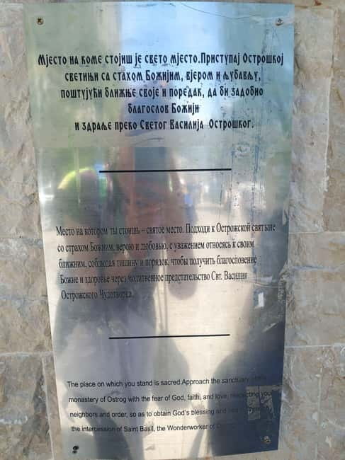 From Podgorica: Ostrog Monastery Tour with Pick Up - Dress carefully, because this is a working holy place