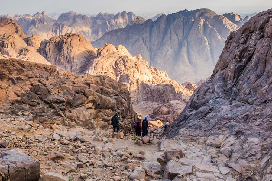 From Sharm: Mount Moses Trekking, Sunrise & Monastery Visit - Sunrise from 2,285 meters
