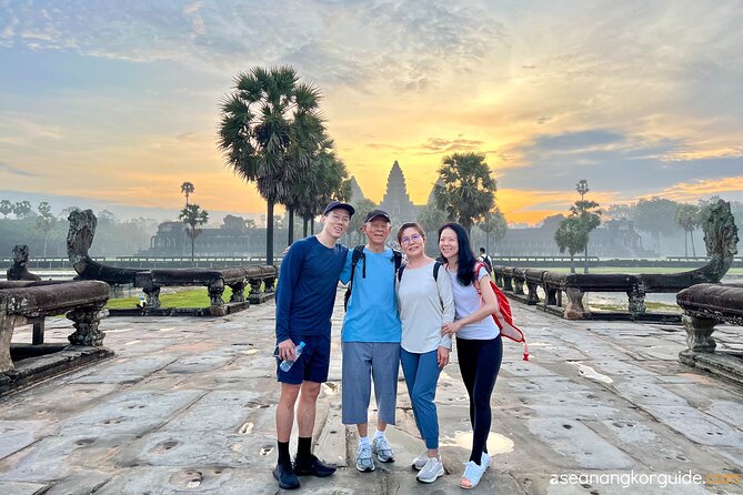 From Siem Reap: Angkor Wat and Floating Village 3-Day Trip - Day one: Bayon faces, Angkor Thom, and the great temple