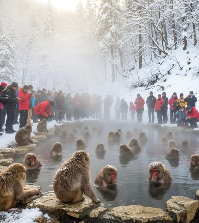 From Tokyo: Snow Monkeys and Zenkoji Temple Day Trip - The real appeal: monkeys, mountains, and temples in one day