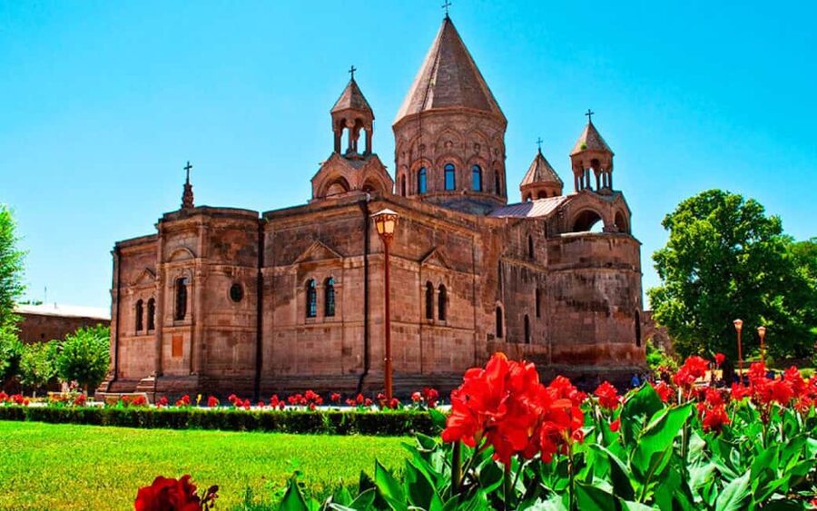 From Yerevan: Echmiadzin cathedral and Zvartnots temple - St. Hripsime and the story beneath the church