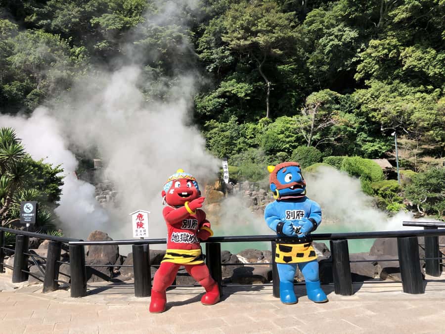 Fukuoka: Beppu Hells HotSpring, Frog Temple & Yufuin DayTrip - Beppu’s Jigoku Meguri and the blue Sea Hell
