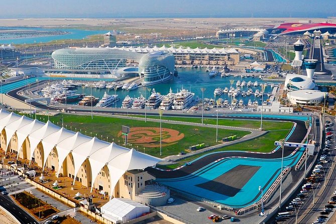 Full Day Abu Dhabi City Tour + BAPS Mandir Visit, guide transfer - Yas Island and Ferrari World: photo opportunity, not theme-park visit
