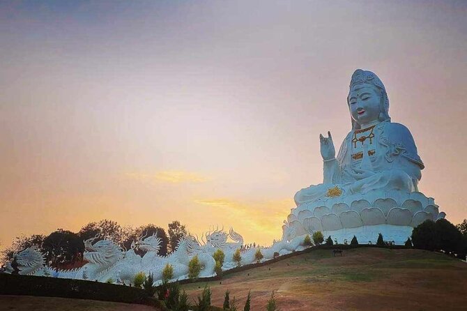 Full-Day Chiang Rai Temples Tour from Chiang Mai with Hot Spring - Wat Huay Pla Kang and the Guan Yin statue
