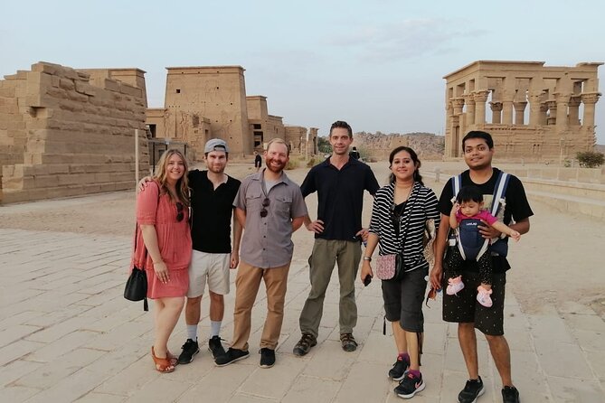 Full Day Guided Tour to Unfinished Obelisk, High Dam and Philae Temple by Boat - Taking the motorboat to Philae Temple