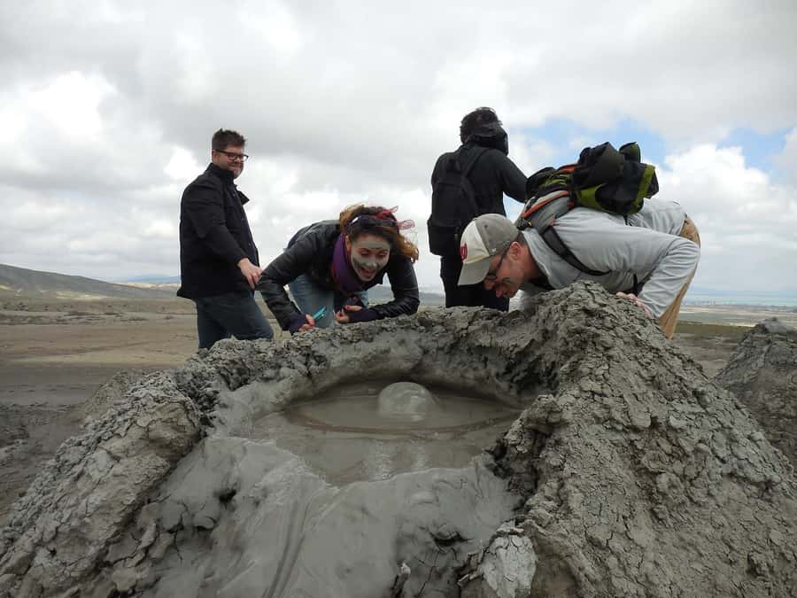 Gobustan & Mud, Fire Temple, Burning Mountain, H.A. Center - Bibiheybat Mosque, a quick first stop