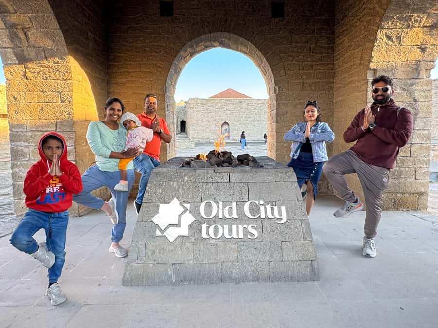Gobustan & Mud, Fire Temple, Burning Mountain, H.A. Center - Gobustan’s rock art and prehistoric setting