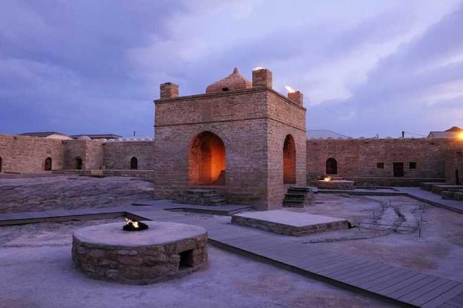 Gobustan, Mud Volcano, Burning Mountain and Fire Temple Tour - Yanar Dag and the fire that does not go out