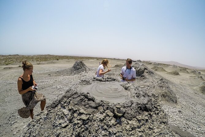 Gobustan, Mud volcanoes, Fire temple, Fire mountain GROUP TOUR - Mud volcanoes bring you close to bubbling earth