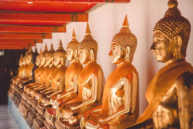 Golden Buddha, Reclining Buddha & Marble Temple Tour - Three Bangkok temples, three very different impressions