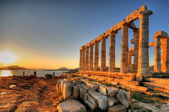 Half day Cape Sounion Sunset Views at the Poseidon Temple Tesla - Reaching the Temple of Poseidon