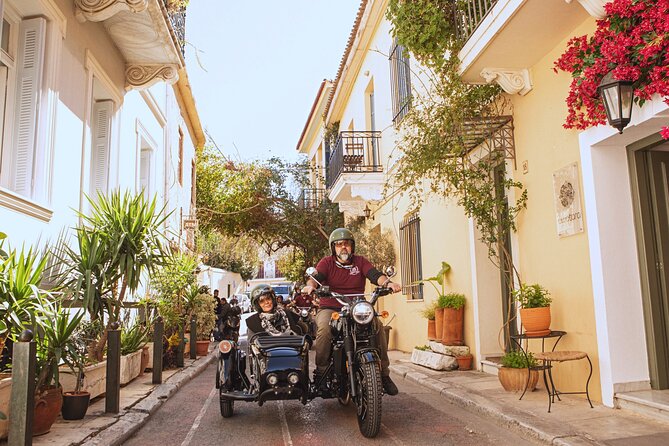 Half Day Sidecar Private Tour to Cape Sounio & Temple of Poseidon - Returning to Athens through historic Plaka